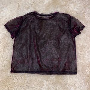 Purple iridescent top